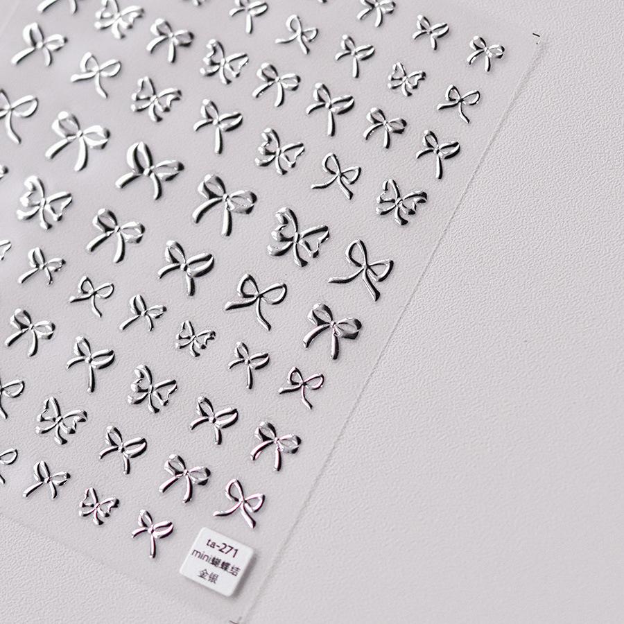 Рельефные наклейки-бантики для ногтей. Изготовление своими руками креативных декоративных — фото 11