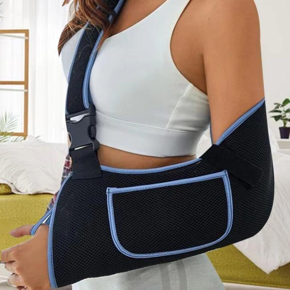Thicken Shoulder Pads Forearm Brace Breathable Shoulder Immobilizer Universal Arm Sling Arm Injury