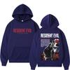 Unisex Limited Leon Kennedy Resident Evil Requiem Hoodie, Trendy Classic Vintage Fleece Long Sleeve Sweatshirt