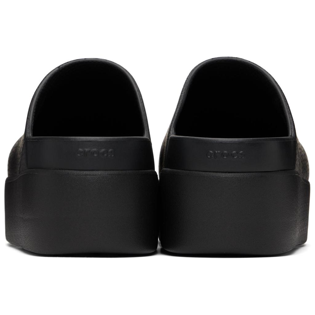 Crocs DYLAN Comfort Anti-Abrasion Toe Slippers Women's Black