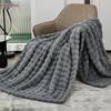 Blasen Fleece Flanell Reise- und Nickerchen-Decke