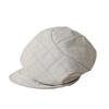 Vintage Octagonal Cap Newsboy Peaked Hat Korean Plaid Beret  Women