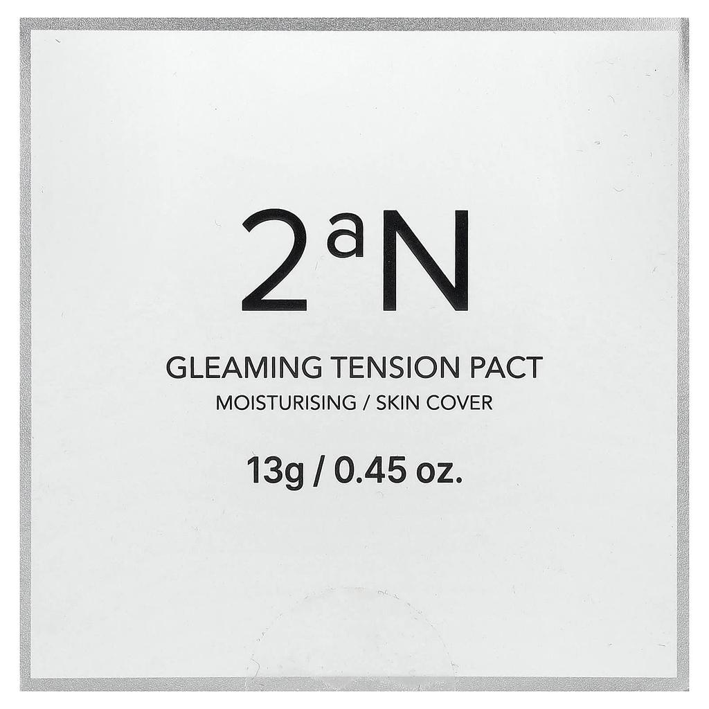 2aN Gleamin' Tension Pact, 21 Light Beige, 13g (0.45oz)
