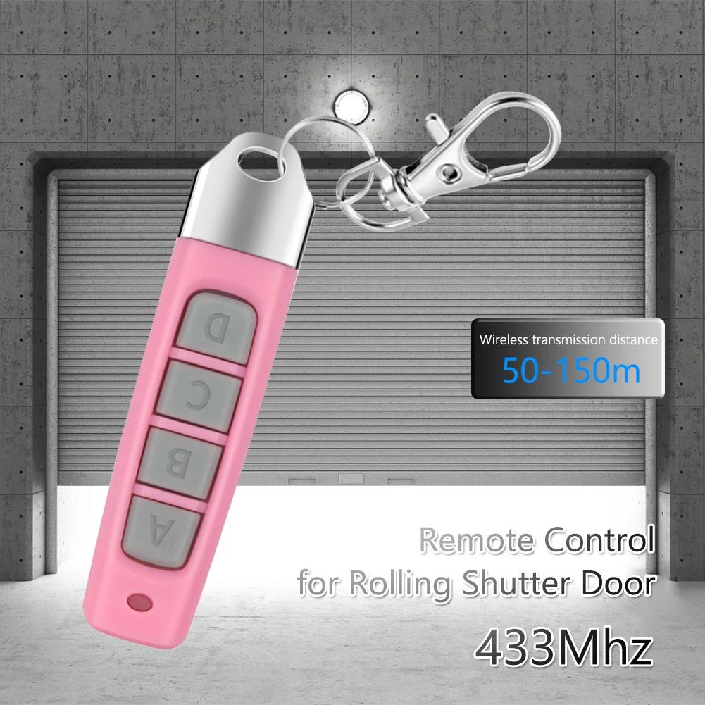 433MHz Copy Remote Controller Battery Powered 4 Keys Remote Control Multifunctional Remote Control Learning Copy for Garage Gate