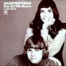7inch Record CARPENTERS - For All We Know 1243 A&M Records 1971 US Rock Used
