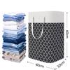 Modern Cotton Foldable Laundry Bin With Waterproof Material For Clothes And Toys