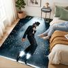 Moonwalk Dance Area Rug Carpet For Bedroom Game Playroom Living Room Nonslip Sofa Office Home Decor Doormat Christmas Gift C3170