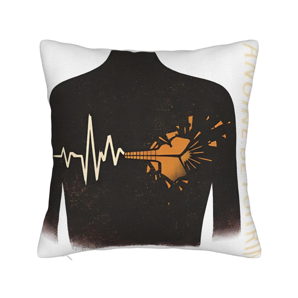 Pillow Case Angine de poitrine Polyester Pillow Cover Novelty Cushion Cover Graphic Pillowcases For Office Car Home Decorative