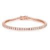 KNOBSPIN 2mm D Color Moissanite Tennis Bracelets for Woman Man Sparkling Diamonds with GRA s925 Sliver Hip Hop Bracelet