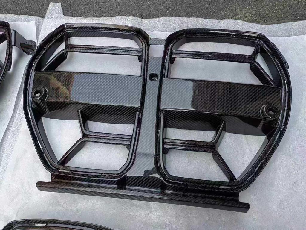 CSL Style Dry Carbon Fiber Front Bumper Grille for BMW M3 G80 & M4 G82