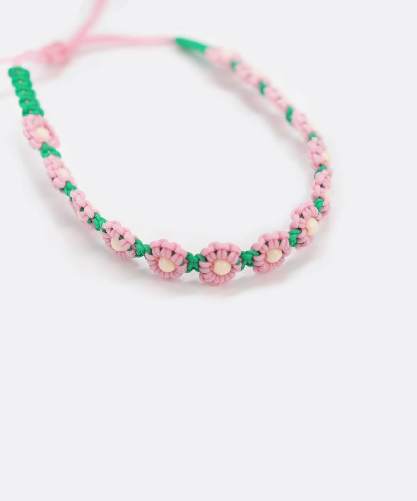 Bonbeau Flower Garden Color Knot Bracelet Flower Garden Handmade Color Knot Bracelet