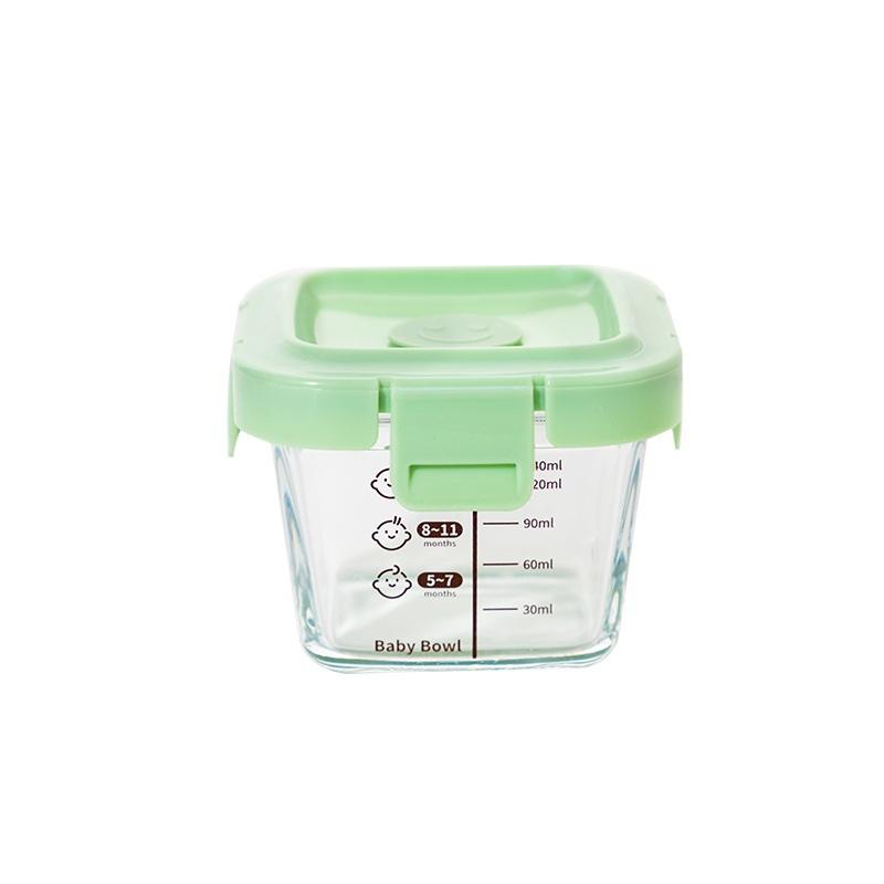 Spock Multipurpose Baby Food Storage Container; Glass, Freezer and Heat-friendly