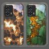 Creative Rusty Metal Surface Pattern Tempered Glass Phone Case for Motorola Moto Edge 50 Fusion 40 Neo 30 Pro G85 G84 G55 Cover
