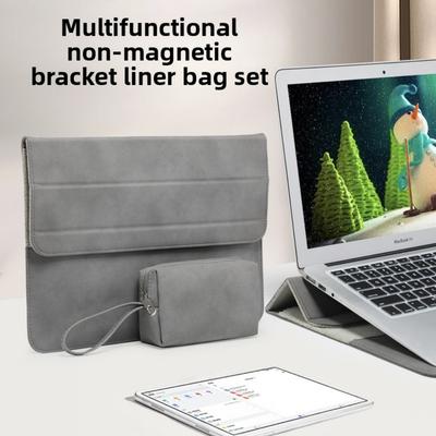 Ultra Thin Laptop Sleeve for MacBook Air 13 Inch Magnetic Free Stand Case