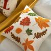 Autumn Maple Leaf Pumpkin Pillowcase for Thanksgiving & Halloween Decor