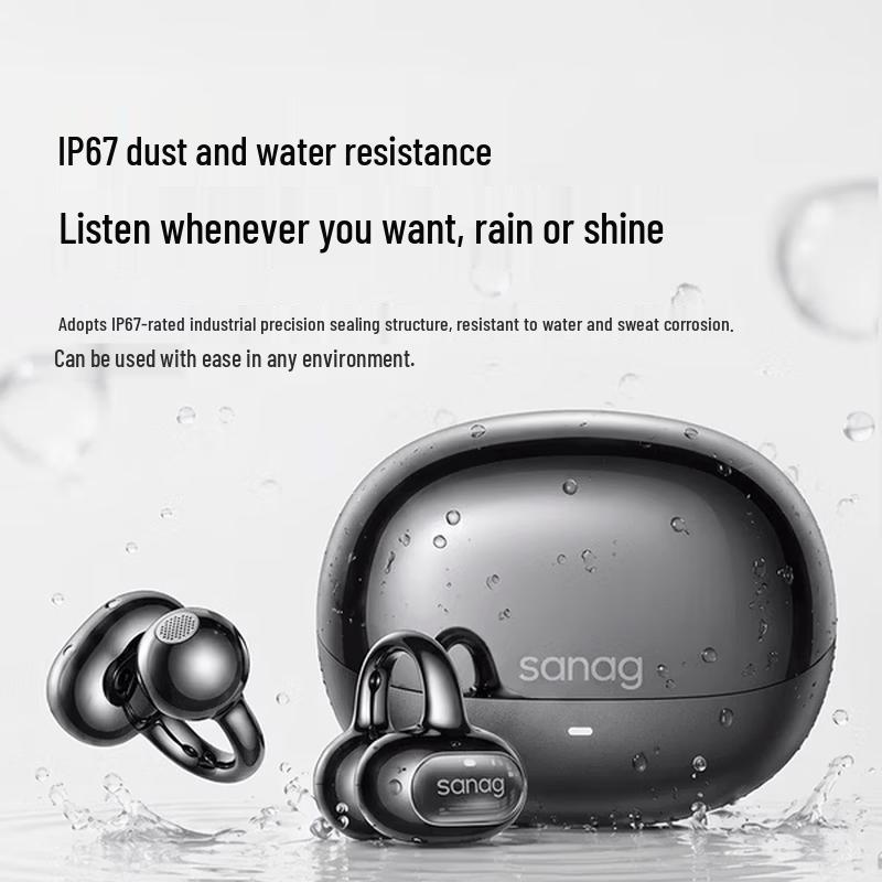 Sennar S8S Ultra Open-Ear Clip Bluetooth Earbuds