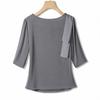 Women's Elegant Square-Neck Slim Short-Sleeve T-Shirt