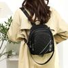 Women's Hand Shoulder Bag PU Large Capacity Commuter Backpack