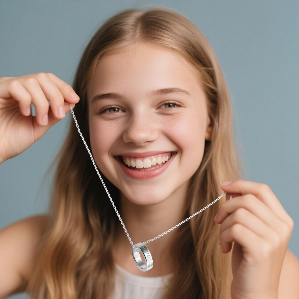 Kpop Idol ENHYPEN Ring Necklace, Ring Necklace Gift, Fan Gift, Birthday Gift(Ring + Necklace)