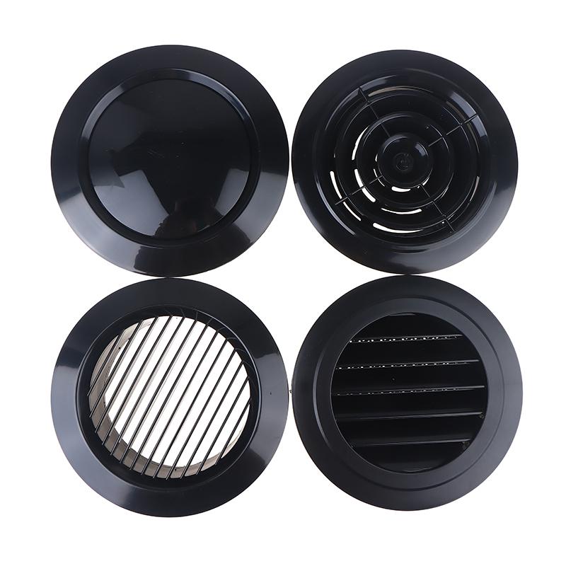 4 Shapes Availables 75/100/125Mm Round Ducting Ventilation Cover Air Vent Extract Valve Grille Air Circulation Vents Cover