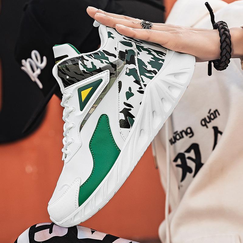 Modne Męskie Buty 2024 Zima Moda Outdoorowa Moda Buty Casual Styl Sportowy Plus Aksamitne Bawełniane Buty Osobowość Ulica Komfort