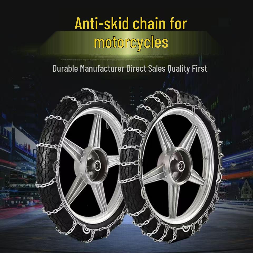 Universāla Motocikla 125 Neslīdoša ķēde sniegotiem