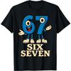 67 Sei Sette 6-7 - Divertente Brainrot Italiano Bambini Gaming Meme T-Shirt Unisex Casual Cotone Larga Oversize Maglietta Streetwear Abbigliamento Femminile Maschile