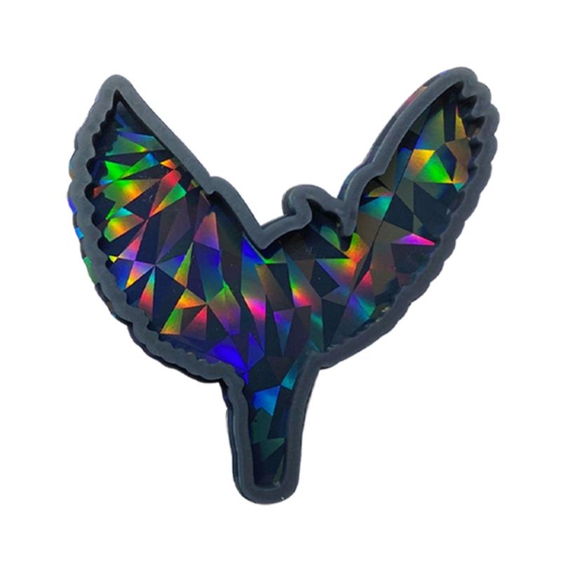 Shiny Glossy Silicone Eagle Holographic Molds Light Shadow Pendant Mold DIY Ornaments Jewelry Epoxy Crafting Mold