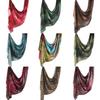 Silk Print Scarf With Ethnic Pattern For Fashionable Women And Cold Weather
