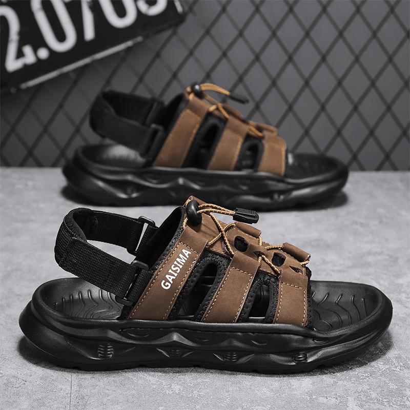 

Fashion CYYTL Mens Sandals Summer Beach Casual Shoes Outdoor Slippers Walking Slides Comfort Luxury Designer Leather Lightweight Fashion 39