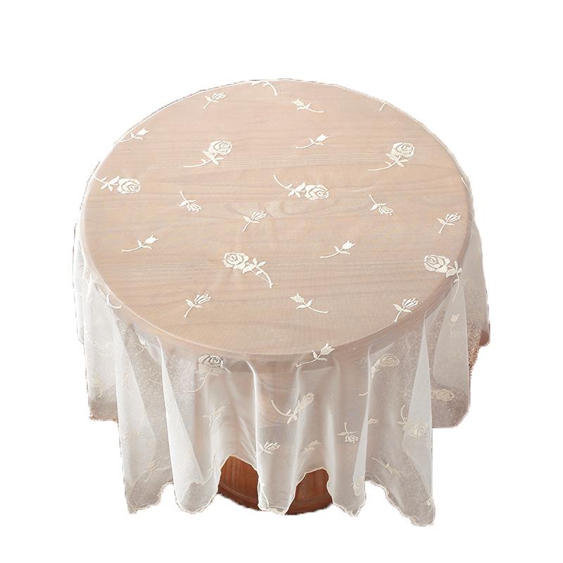 Premium French Retro Lace Tablecloth Rectangular Dining Table Coffee Table Tablecloth Light Luxury Literary Cover