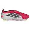 Predator ELITE Soccer Cleats for Folding for Natural Lucid Red Black Cloud [Adidas] Men, Tongue, FG, Grass, Core, White, JS0380, 26.0cm