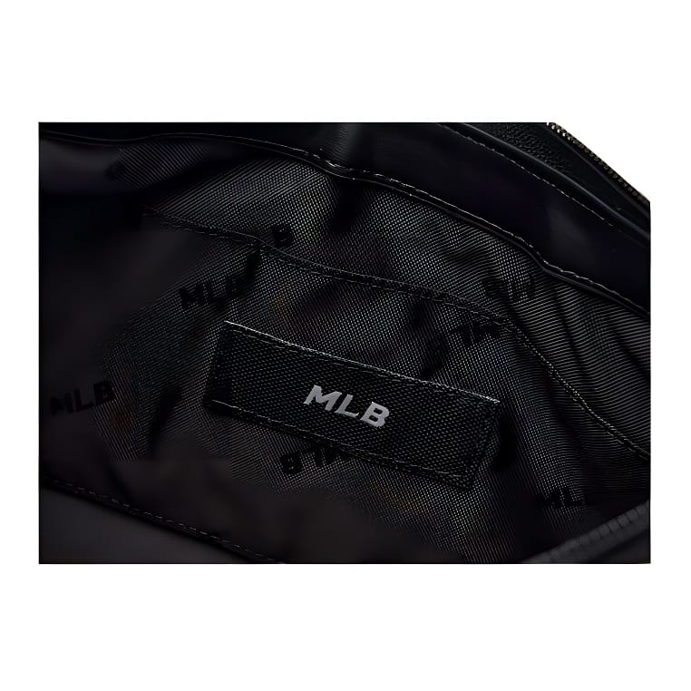 MLB Leather Crossbody Bag, Shoulder Bag Regular Women's Black 7ACRMD15N-50BKS