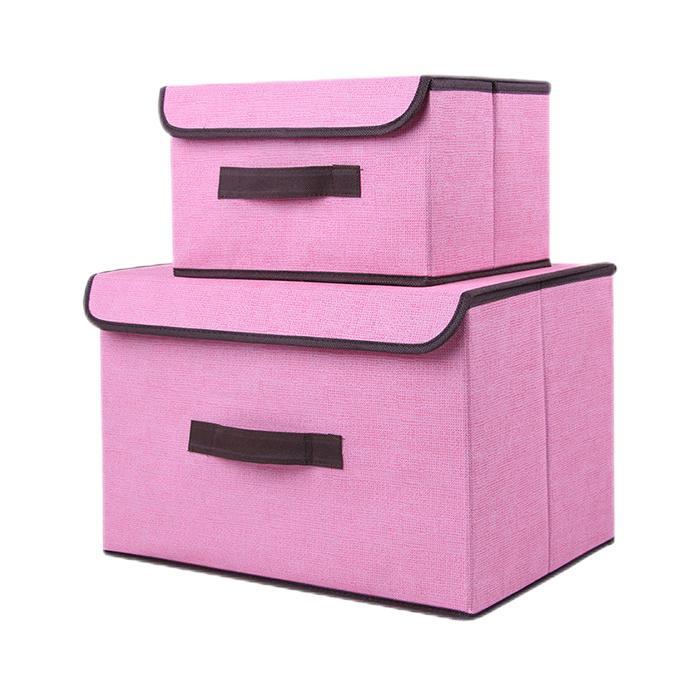 Large Capacity Foldable Non-Woven Fabric Storage Bin for Home Organization