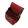 SK11 SPIDER 3-Drawer Waist Pouch, SPD-RD-7, Red, Large Eyelets and D-Rings for Easy Attachment of Drop Protection Cords, 200mm Wide x 270mm High x 100