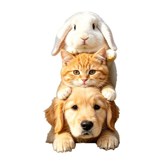 Stacking Pet Static Window Cat Rabbit Cling Dog Decorative