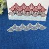 Metalen Stansvormen Golvende Kant Stencils voor DIY Scrapbooking/fotoalbum Decoratieve Embossing DIY Papieren Kaarten