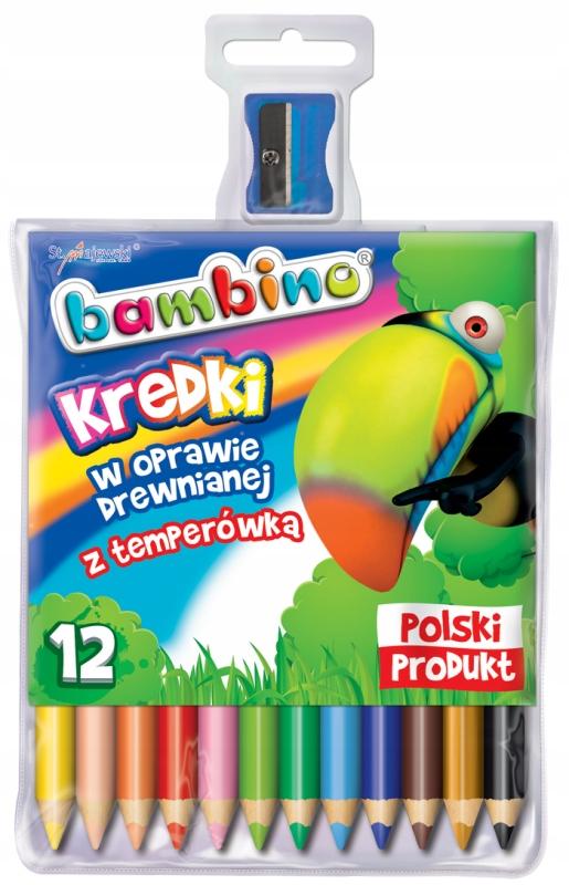 Pastelli in legno Bambino con temperino 12 pz