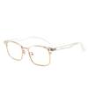 Trendy Round Semi-Rimless Ultralight Eyeglass Frames for Men & Women