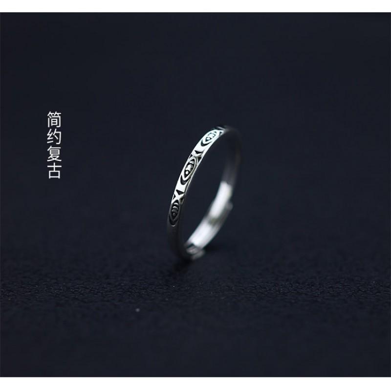 Adjustable Vintage Fish Ring Women Men Copper Plated Retro Animal Style Finger