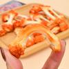 Pvc Chicken Wing Bone Charm Simulated Chicken Leg Bone Key Ring Props Imitation Food Key Chain Bag Pendant Decoration Cute Gift