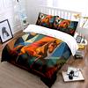 Geometric horse and shapes. Bedding sets Duvet cover sets Duvet covers Pillowcases(1*Duvet Cover 2*Pillowcases without duvet insert)
