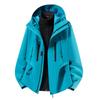 Unisex 3-in-1 Wasserdichte Winddichte Fleecegefütterte Jacke für Herbst und Winter