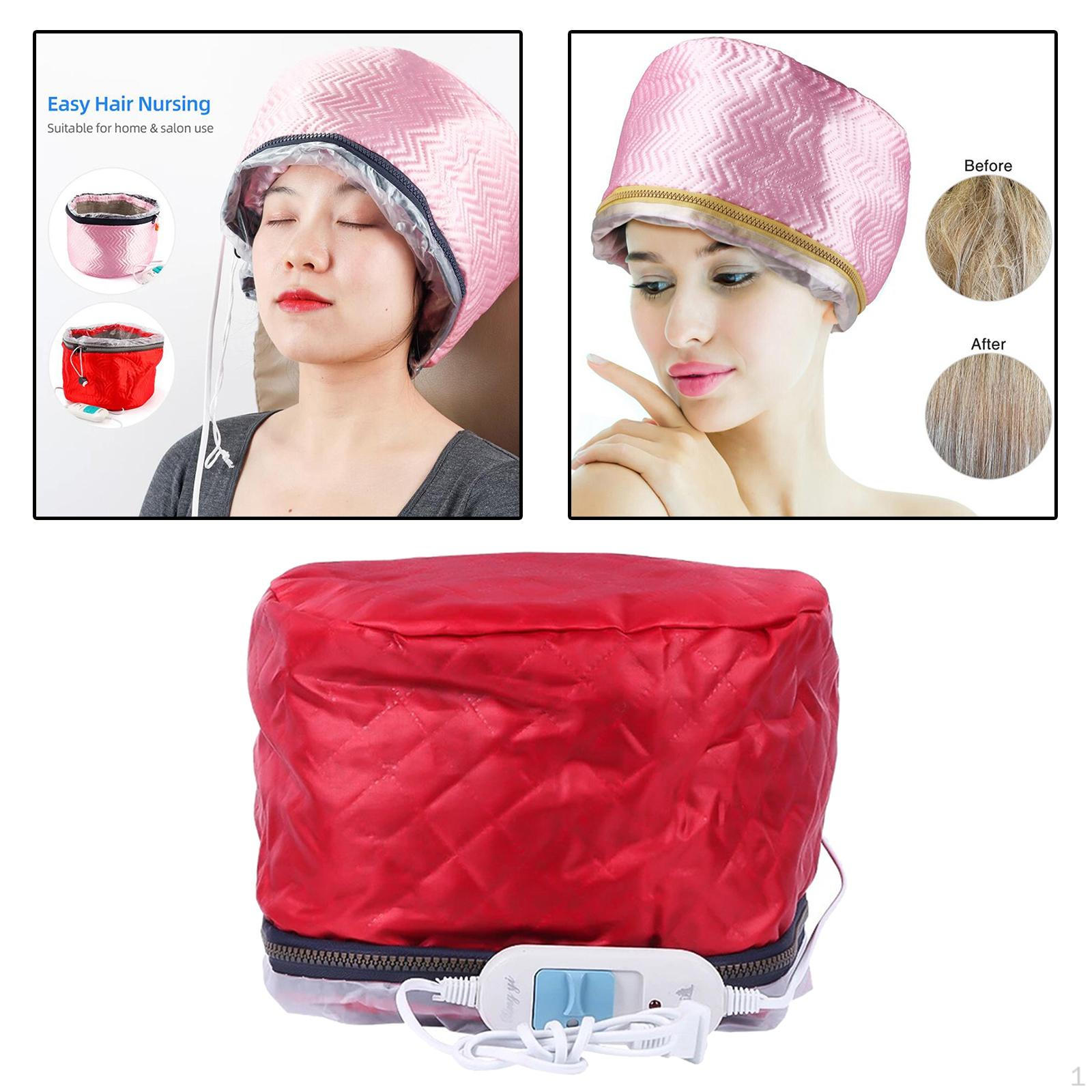 Electric Hair Heating Caps Steamer 3Modes for Deep Conditioning Home Salon