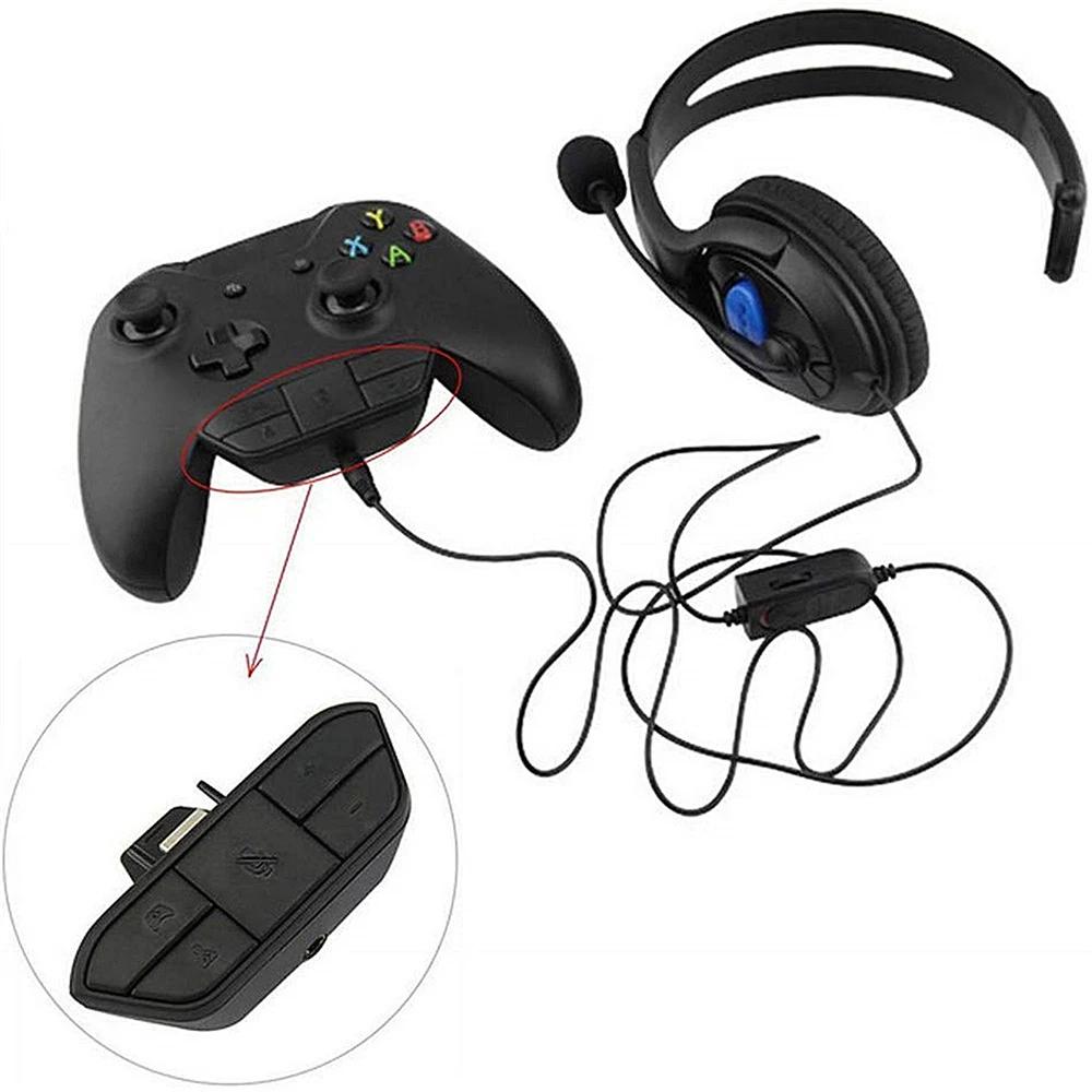 Stereo-Headset-Adapter Audio-Balance-Regler Headset-Konverter-Adapter 3,5-mm-Audiobuchse für Xbox One Gamecontroller