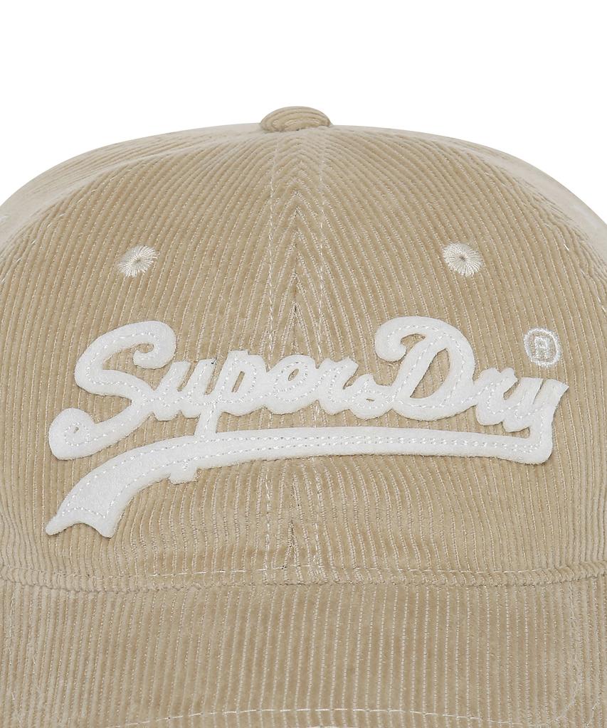 Syupeodeulai Felt Corduroy Ball Cap Beige