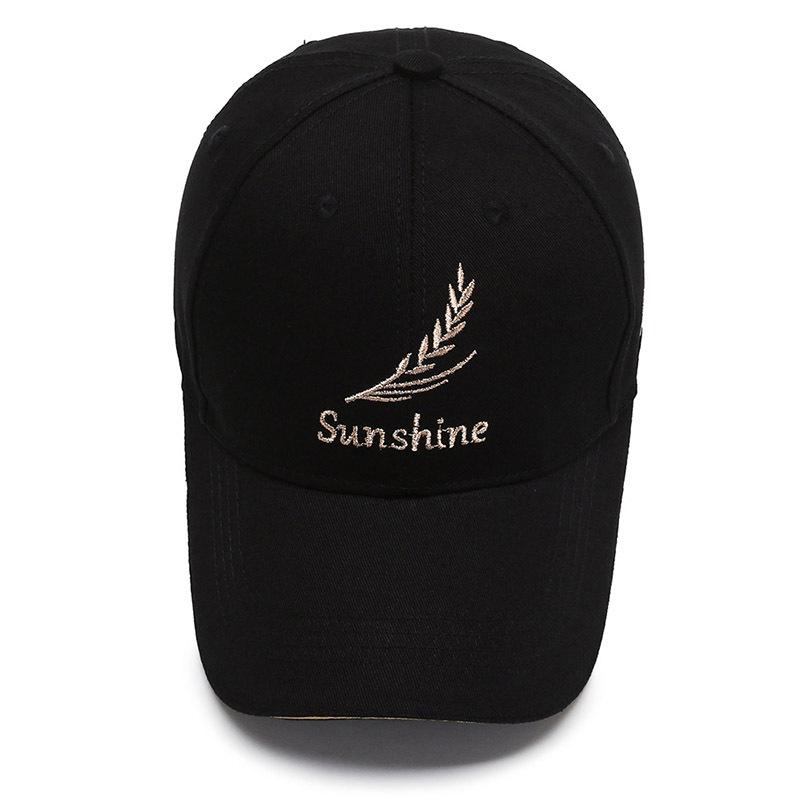 Unisex Spring/Autumn Korean-Style Sun Hat: Trendy Casual Feather Wheat Ear Baseball Cap