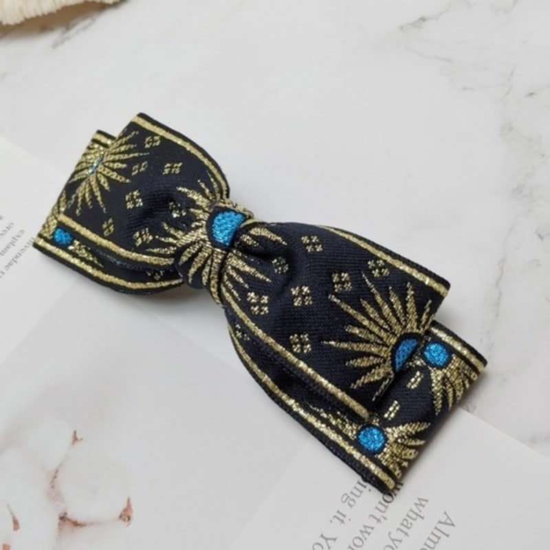 MAIA Retro perlová sponka do vlasů - Zlatá