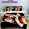 3Pcs Luffy'S Straw Hat Adventure Bedding Set Soft Fabric Duvet Cover Pillowcases Christmas Xmas Halloween Gift 1 Duvet Cover 2 Pillowcase S118