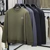 Dad's Winter Sweatshirt: Mid-Aged Men's Loose Fit, Double-Sided Coral Fleece Pullover